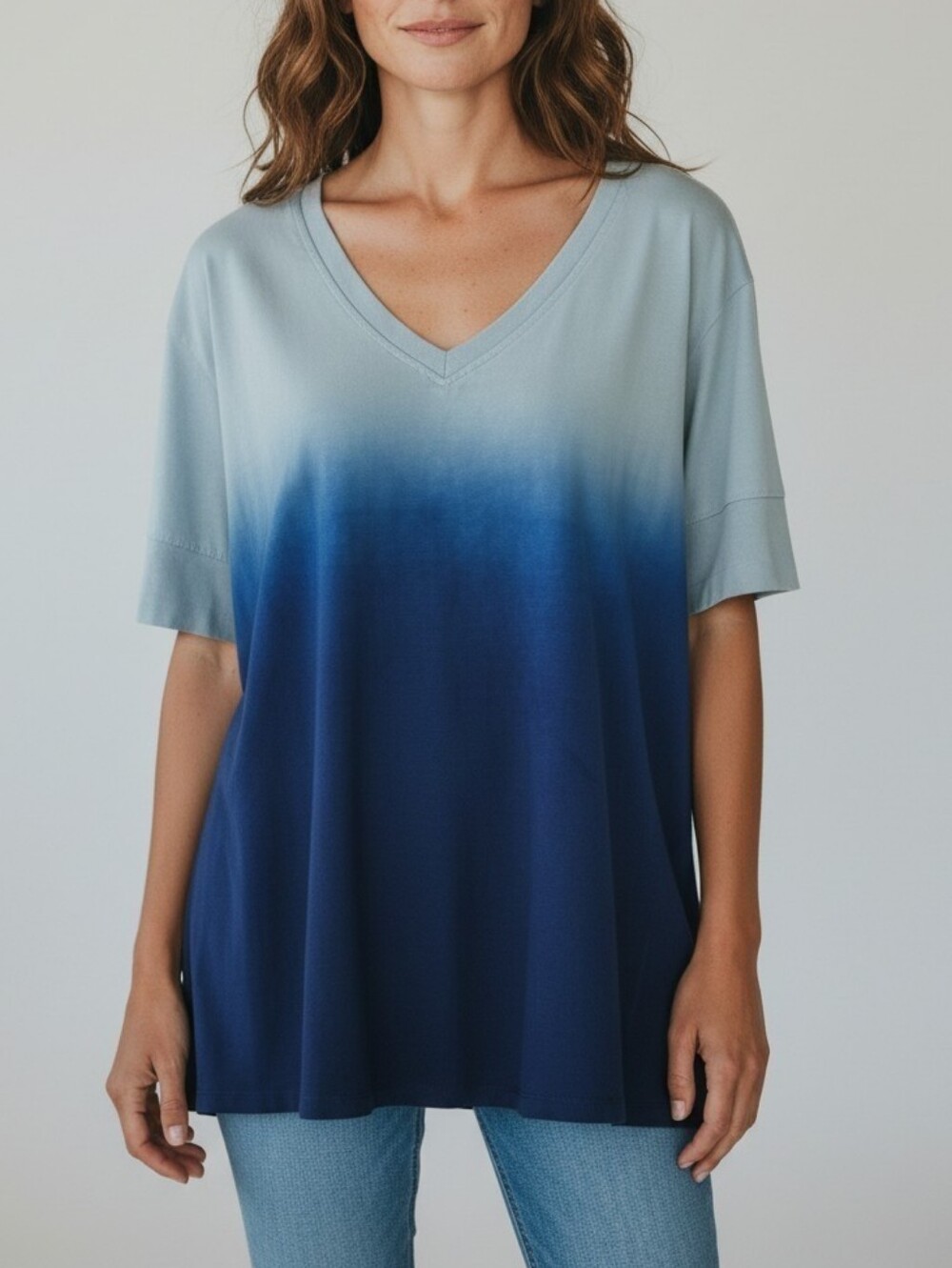 Jane+Delancey Tie-Die Short Sleeve Top. Size 2X.